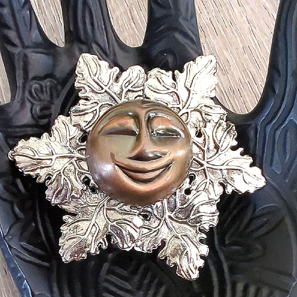 Vintage Sylvia Dahl Sun Celestial Scarf Clip